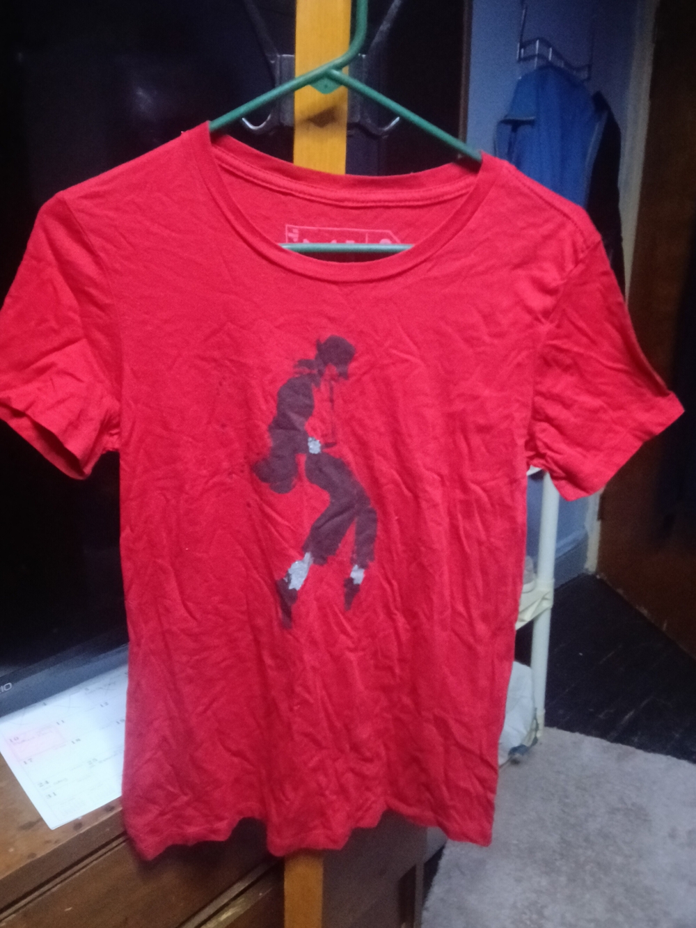 Women's Graphic Tee -Michael Jackson Silhouette